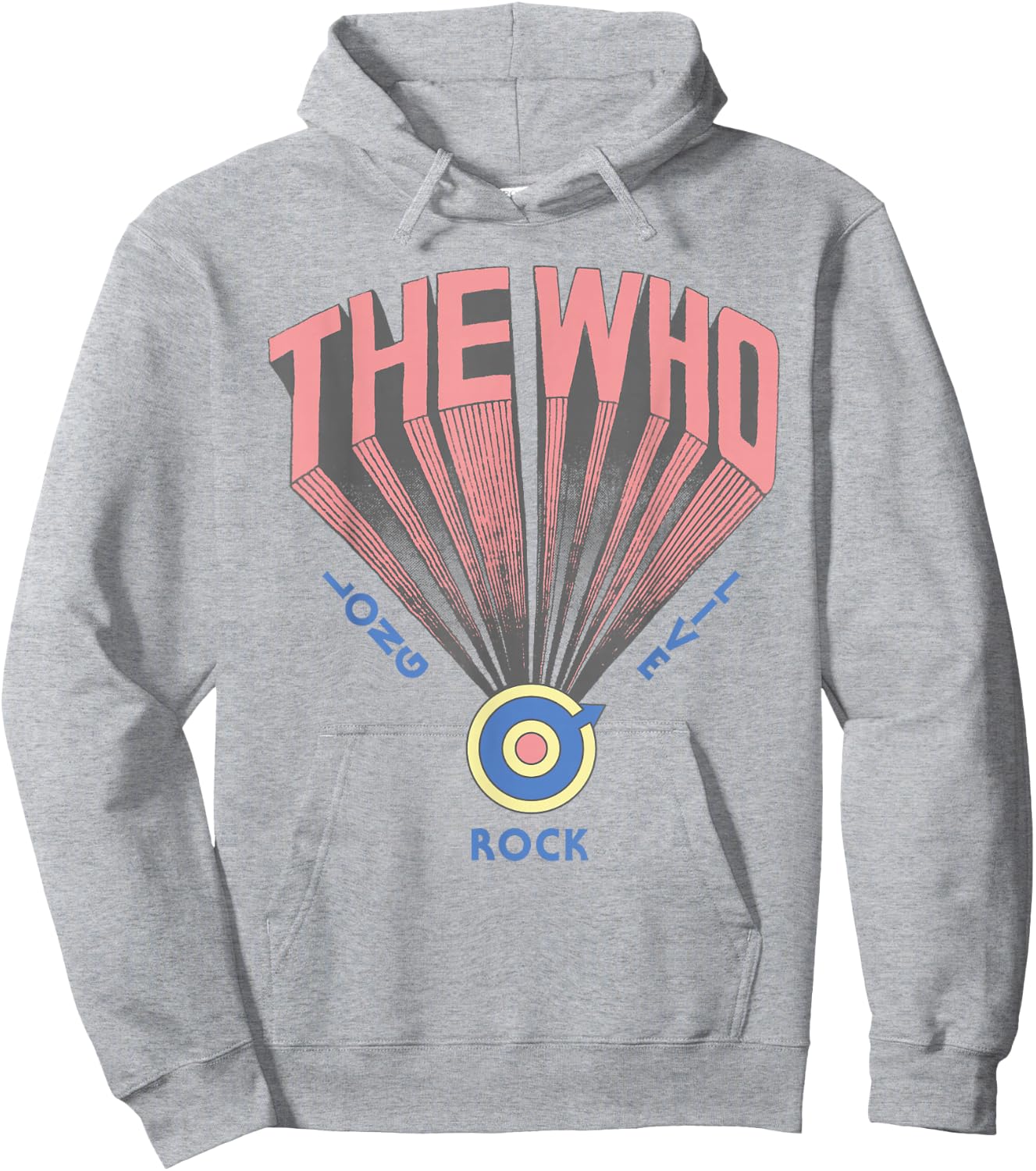 The Who Official Long Live Rock Retro Hoodie - Hoodie | Ash