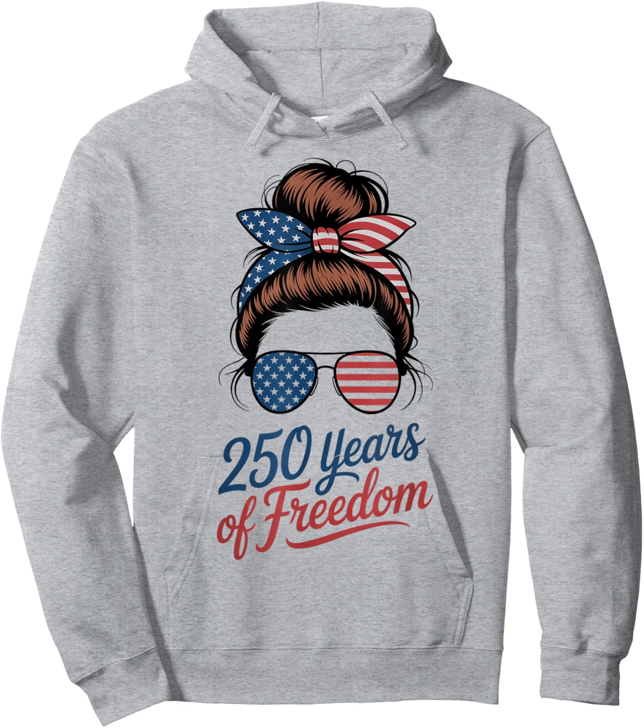 Cute 250 Years Freedom Fireworks Since 1776 4th July Family Hoodie - Hoodie | Ash