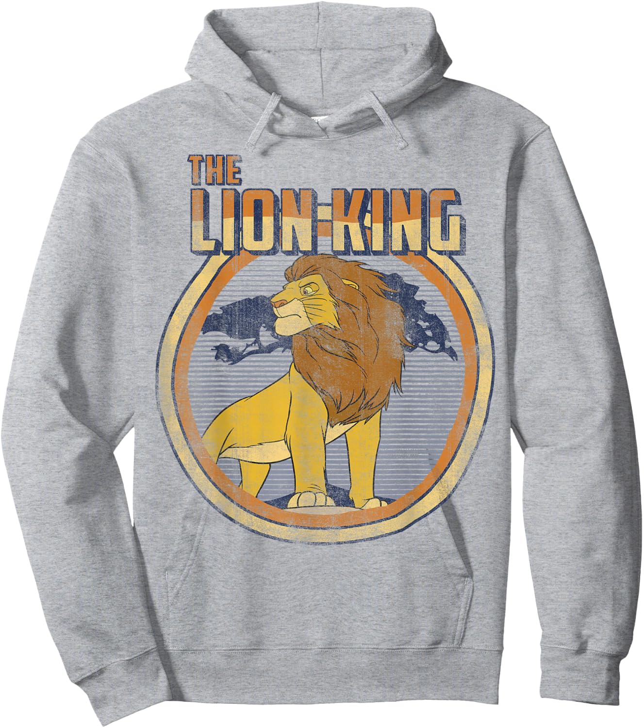 Disney Lion King Classic Simba Graphic Hoodie - Hoodie | Ash