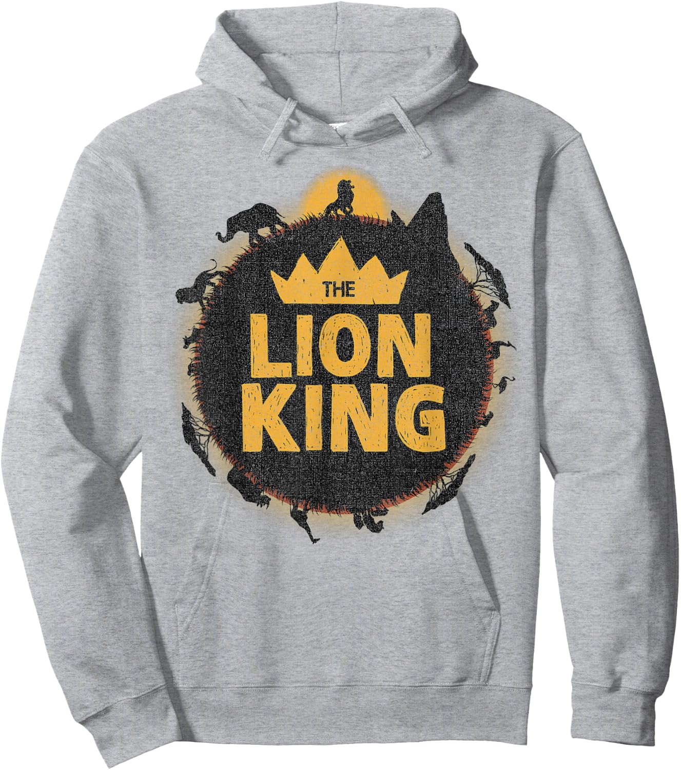 Disney The Lion King Around The World Safari Logo Hoodie - Hoodie | Ash