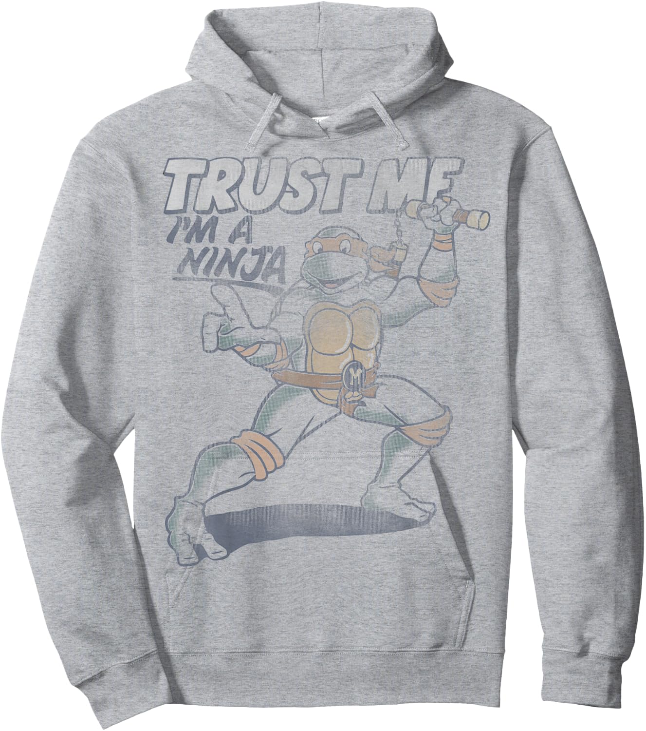 Teenage Mutant Ninja Turtles Michelangelo Trust Me Hoodie - Hoodie | Ash