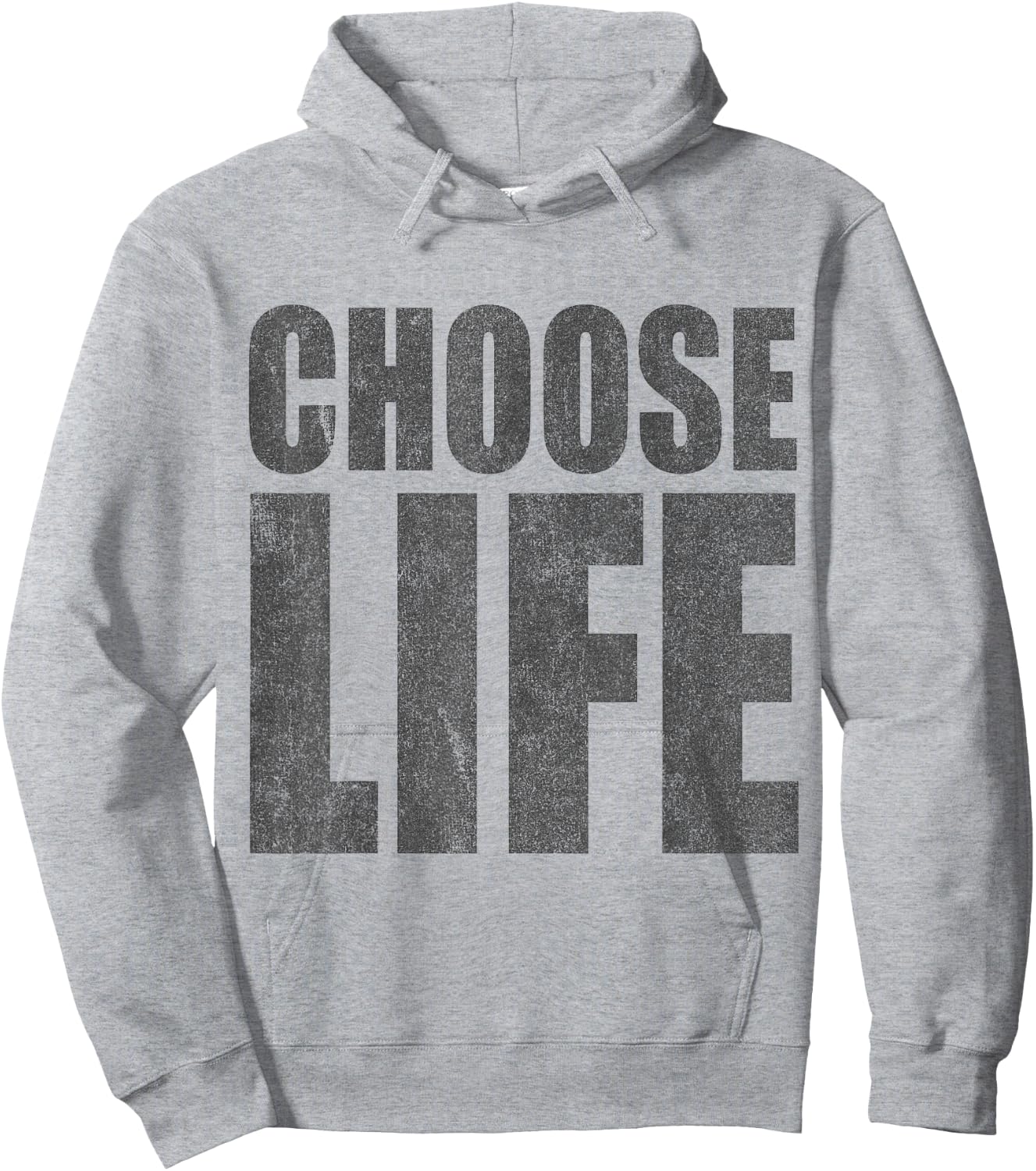 Choose Life Pro-Life Retro 80s Hoodie - Hoodie | Ash