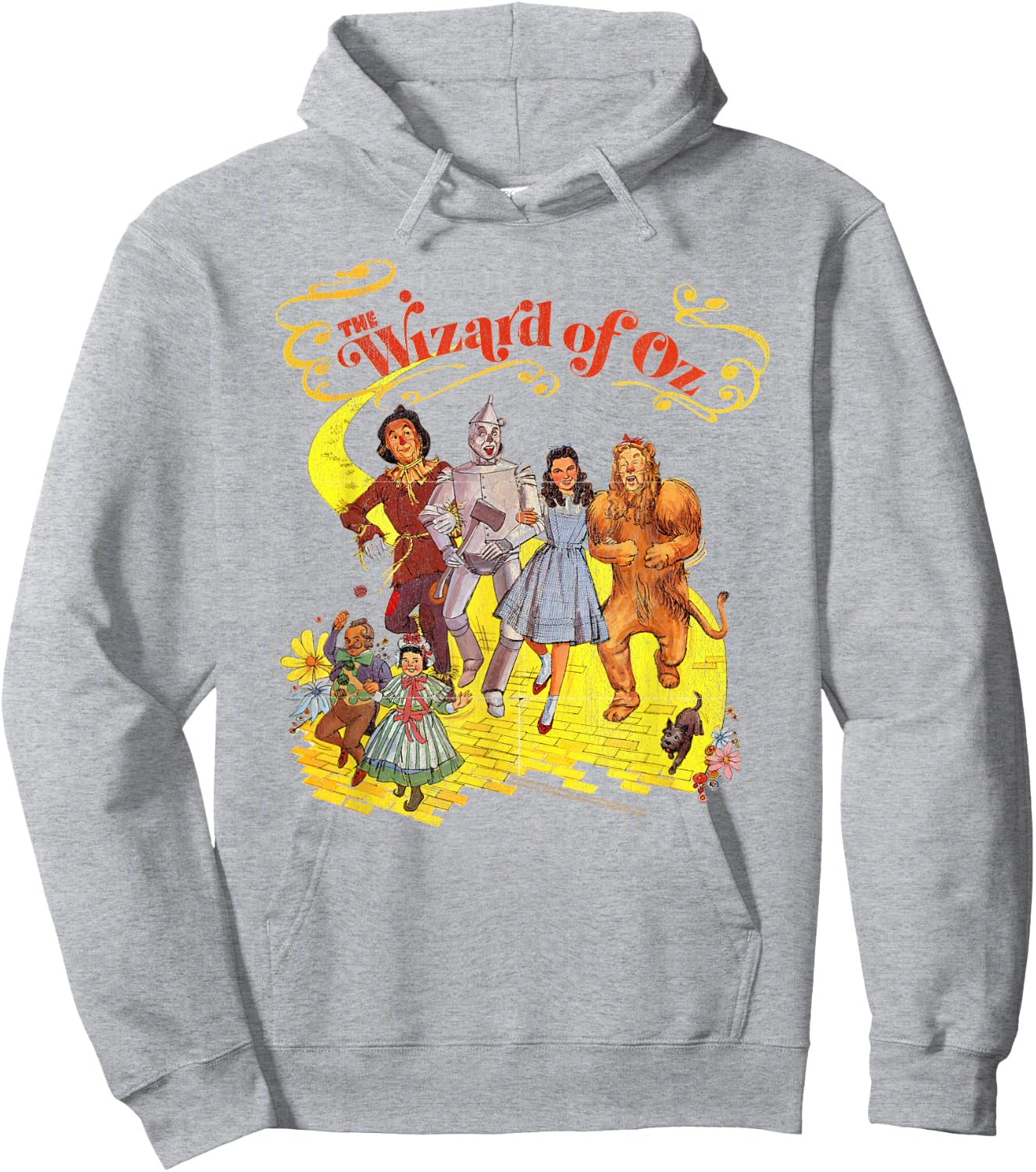 Wizard of Oz Classic Brick Road Small Hoodie - Hoodie | Ash