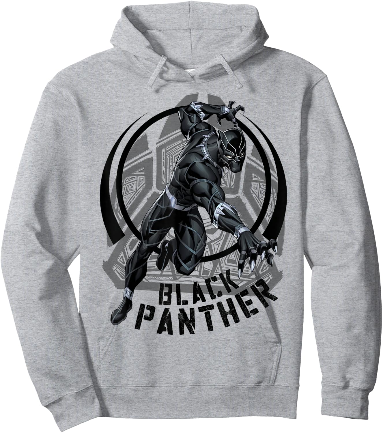 Marvel Black Panther King of Wakanda Paw Graphic Hoodie - Hoodie | Ash
