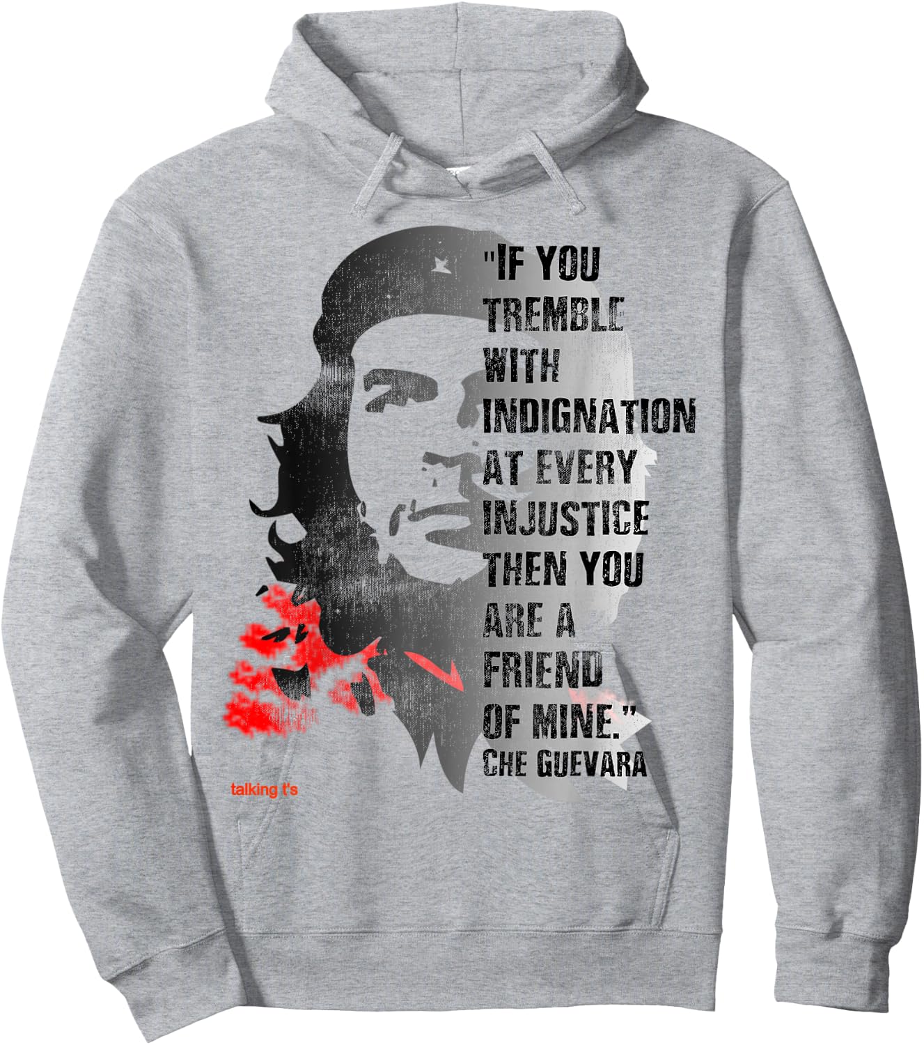 Retro Che Guevara Admirer Revolutionary Quote Meme Hoodie - Hoodie | Ash
