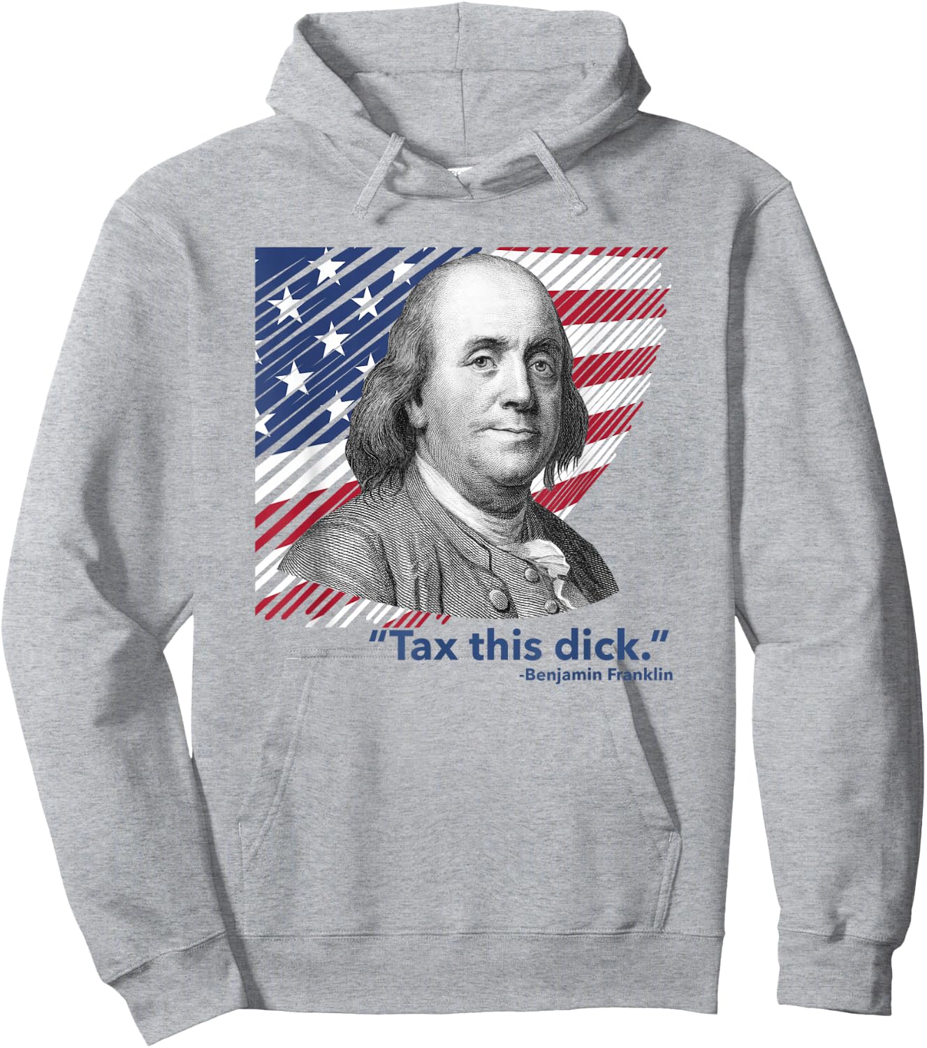 Republican Libertarian Tax This Dick Benjamin Franklin Hoodie - Hoodie | Ash