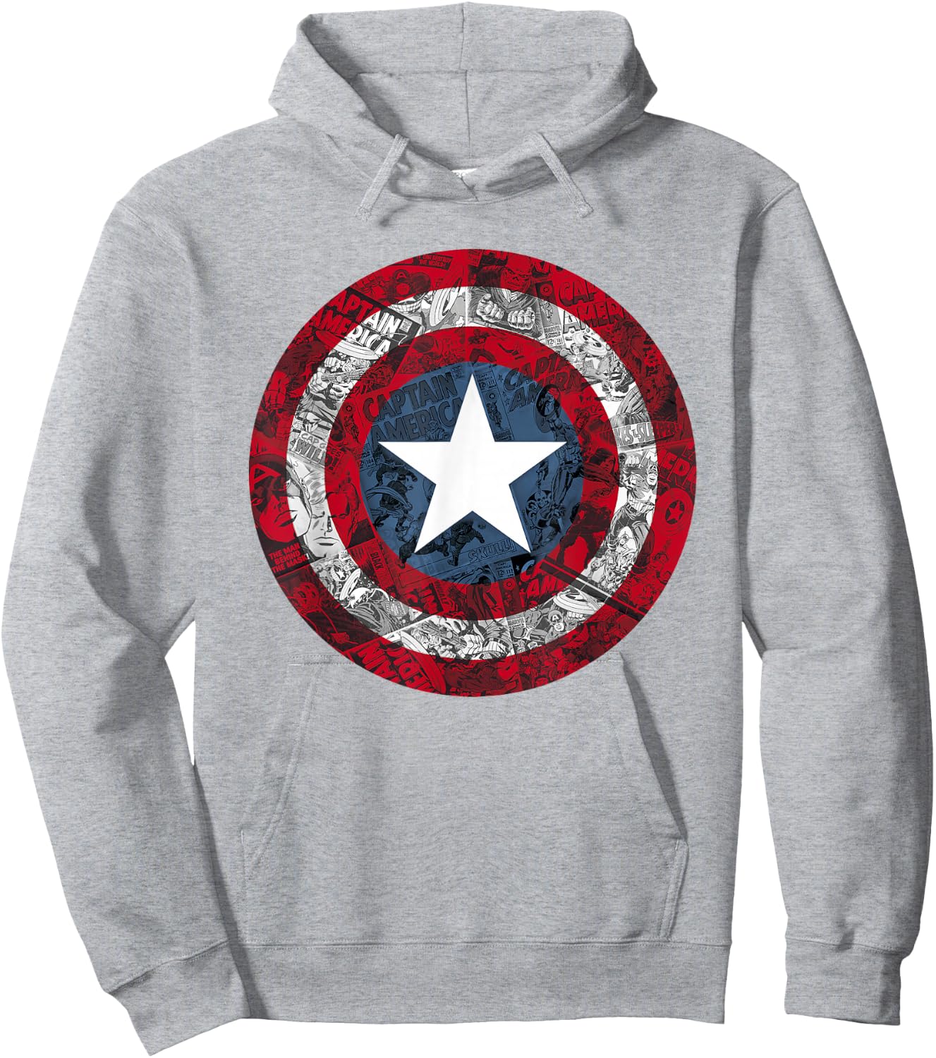 Marvel Captain America Avengers Shield Comic C1 Hoodie - Hoodie | Ash