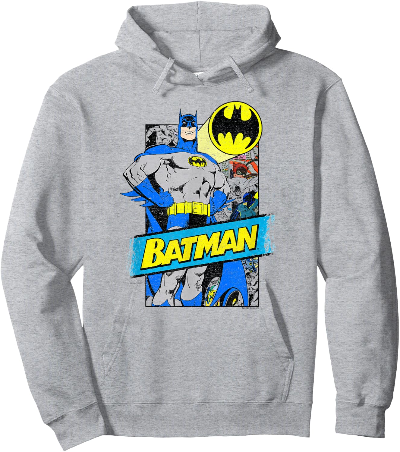 Batman Out of the Pages T Shirt Hoodie - Hoodie | Ash