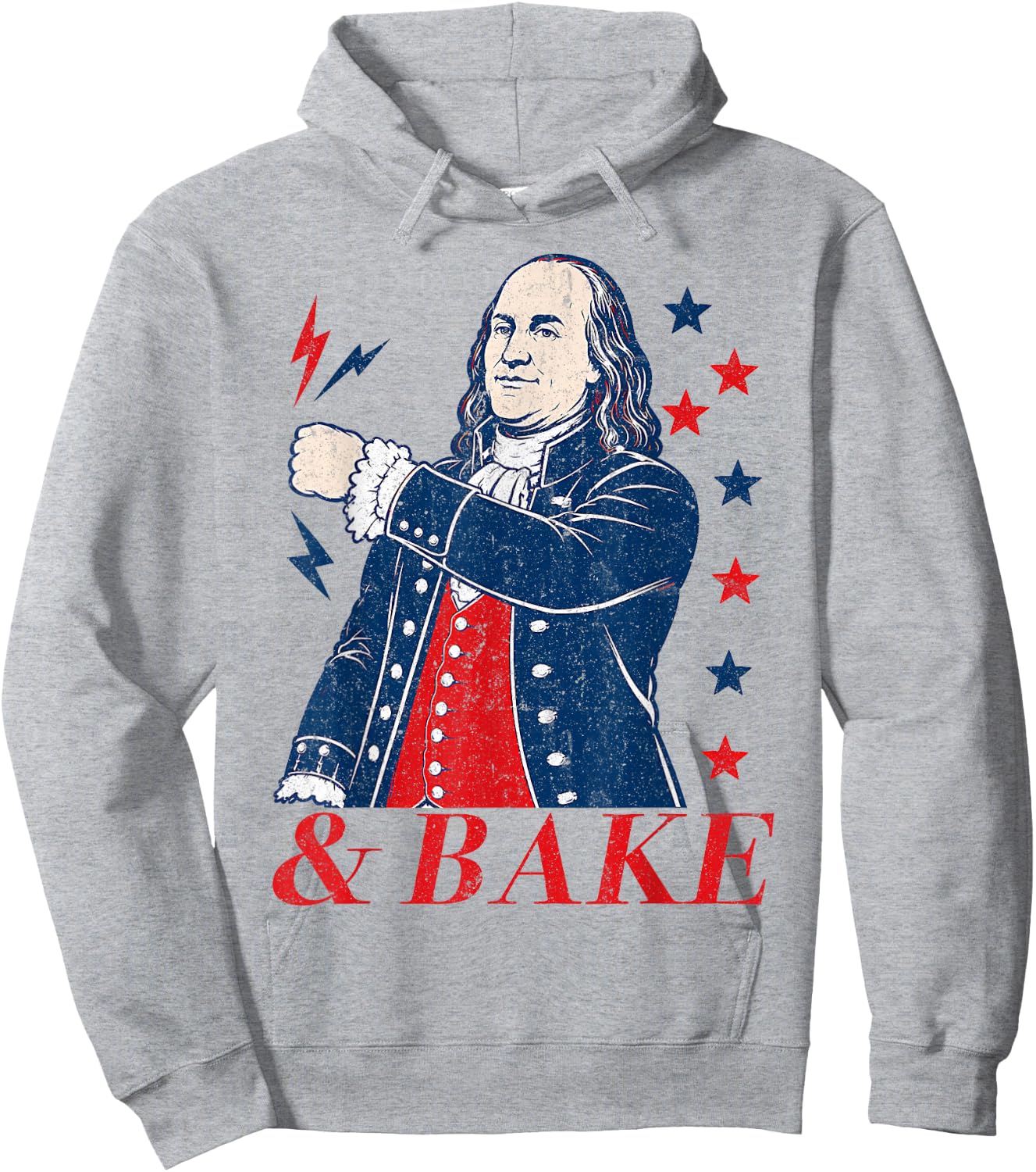 Funny Shake and Bake 4th of July Couple Matching Hoodie - Hoodie | Ash