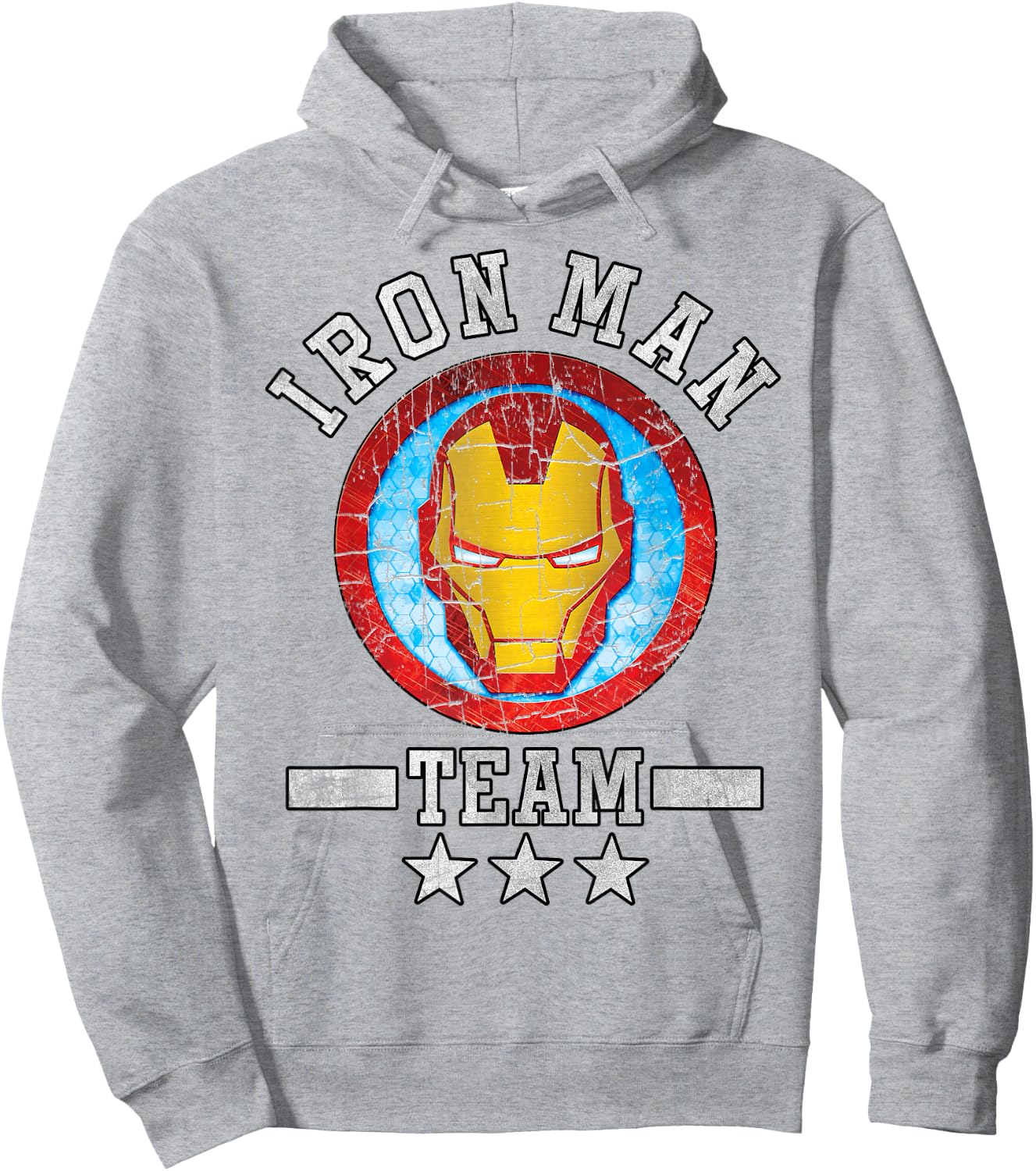 Marvel Avengers Assemble Iron Man Team Graphic Hoodie - Hoodie | Ash