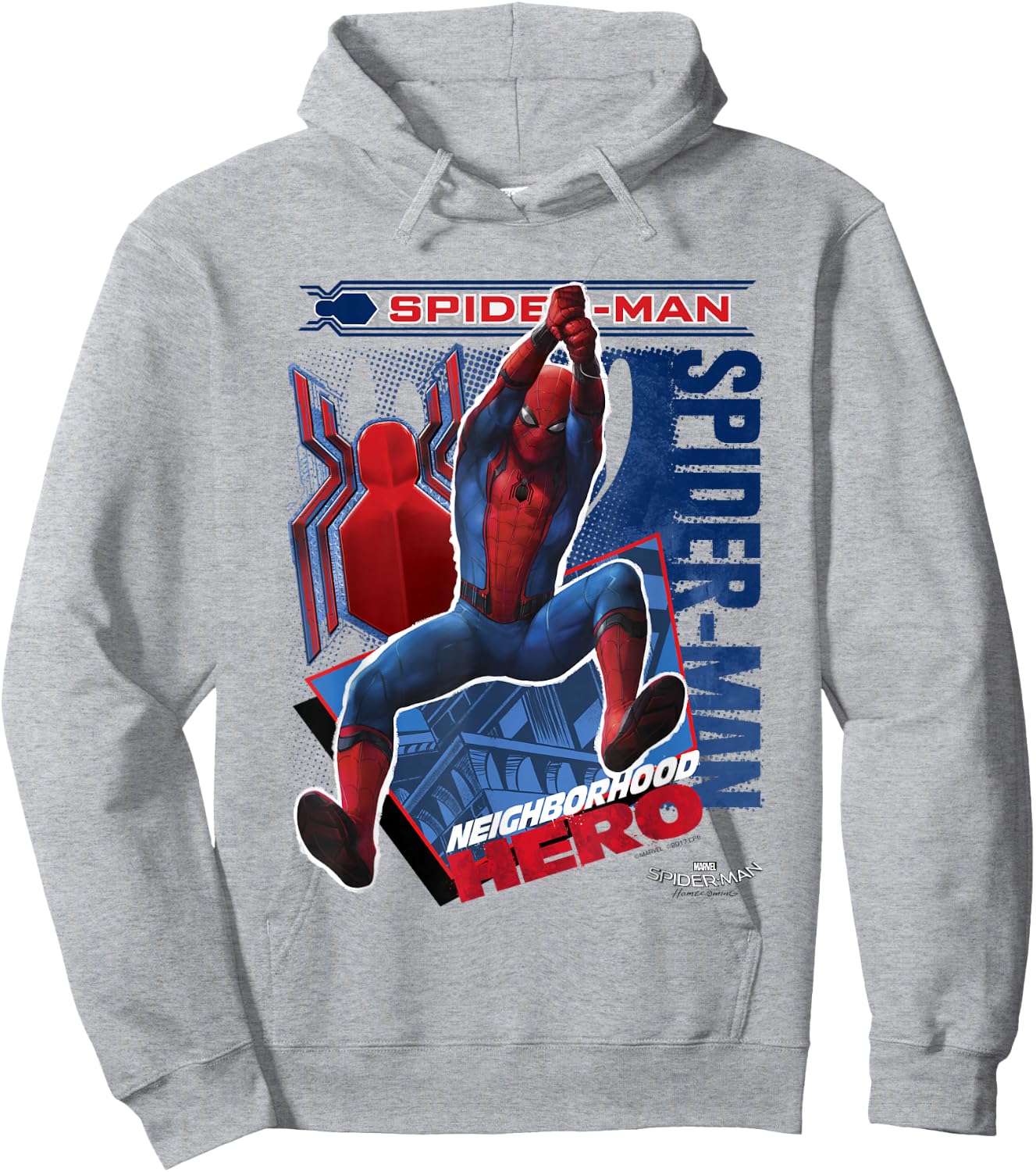 Marvel Spider-Man Homecoming Coming In Hot! Graphic Hoodie - Hoodie | Ash