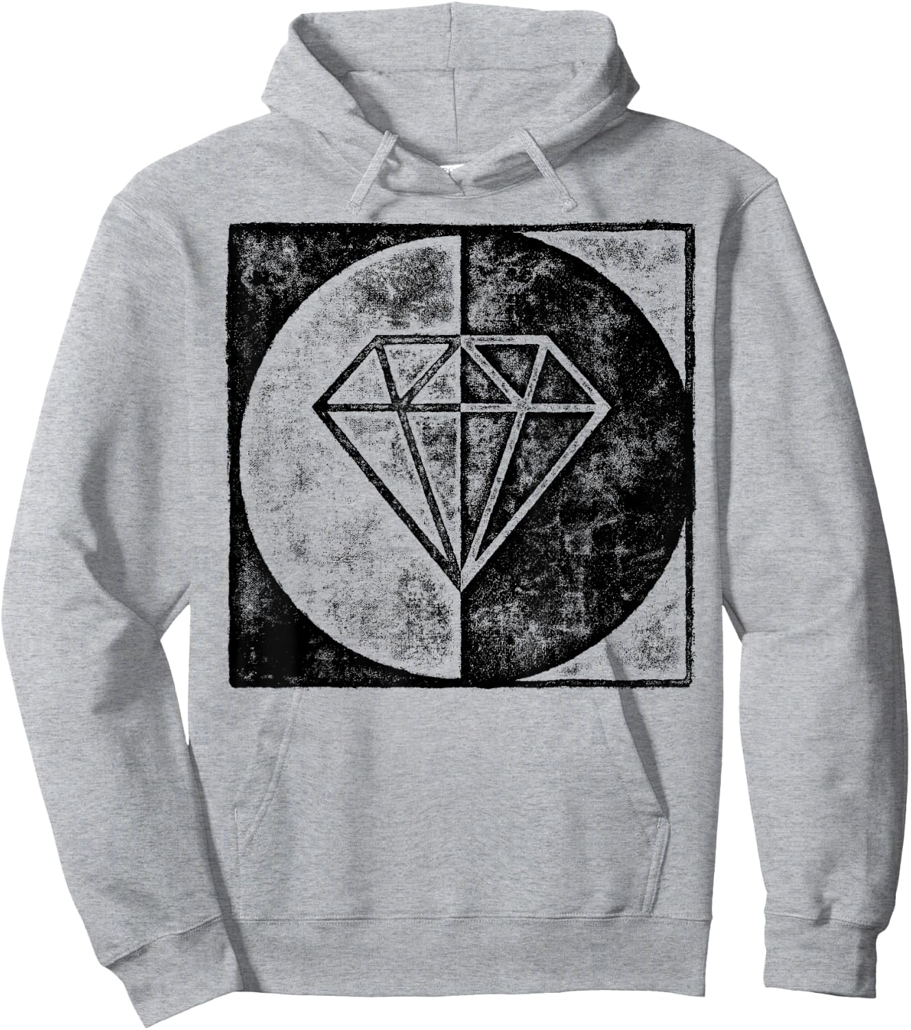 Black And White Rough Diamond Hoodie - Hoodie | Ash
