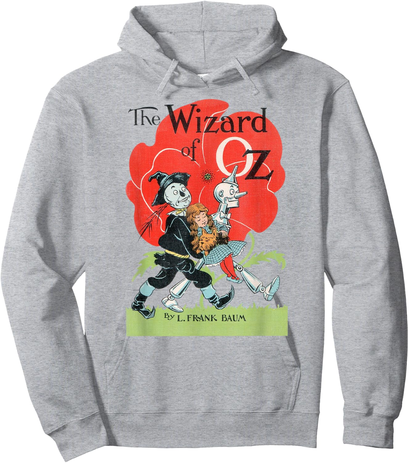 Vintage Wizard of OZ -Dorothy Scarecrow Tin Man Shirt Hoodie - Hoodie | Ash