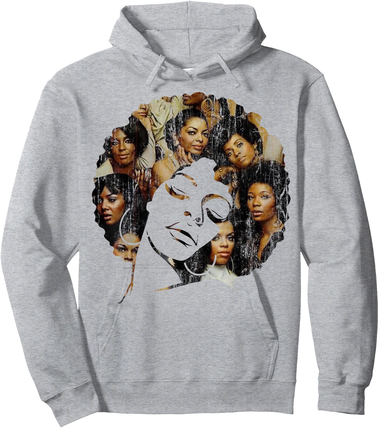 Strong Afro Black Women Shirt - Melanin Poppin Men Women Hoodie - Hoodie | Ash