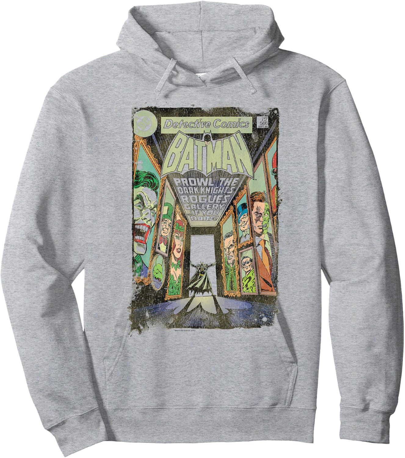 Batman Rogues Gallery Cover T Shirt Hoodie - Hoodie | Ash