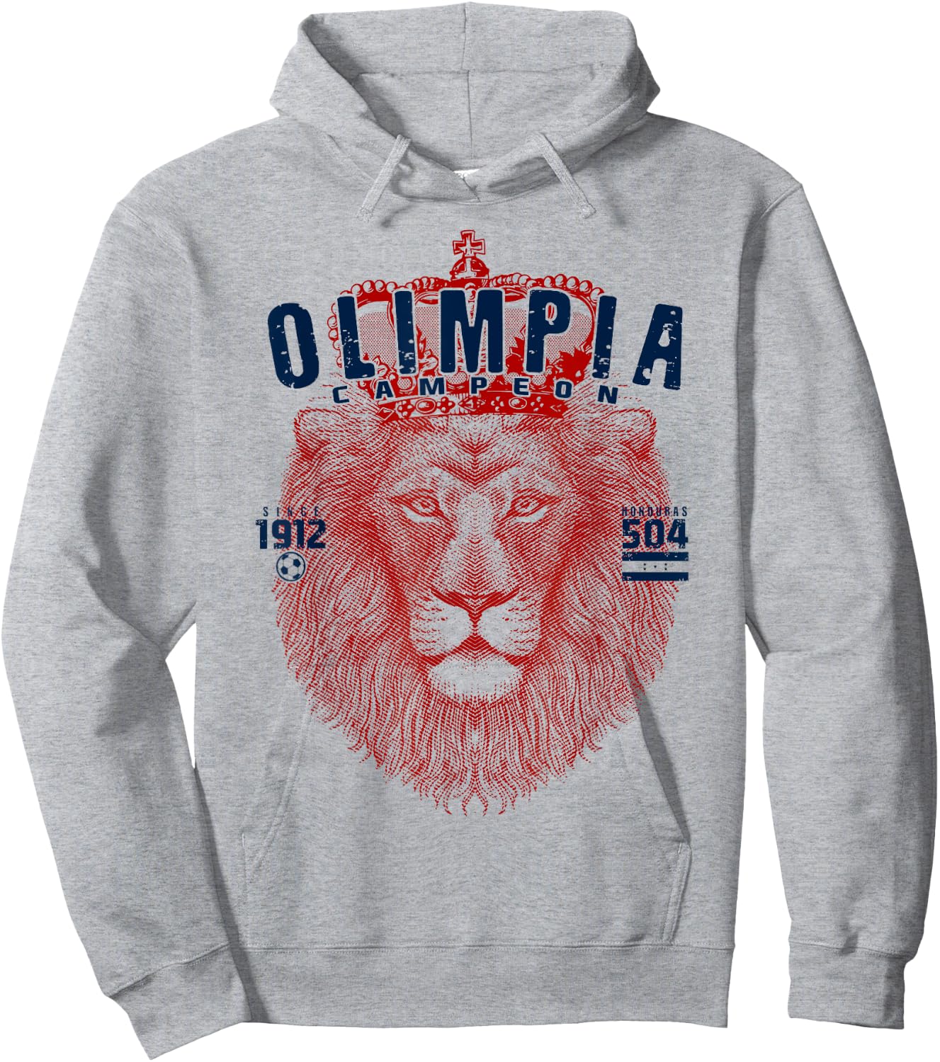 Olimpia campeon, club deportivo Hoodie - Hoodie | Ash