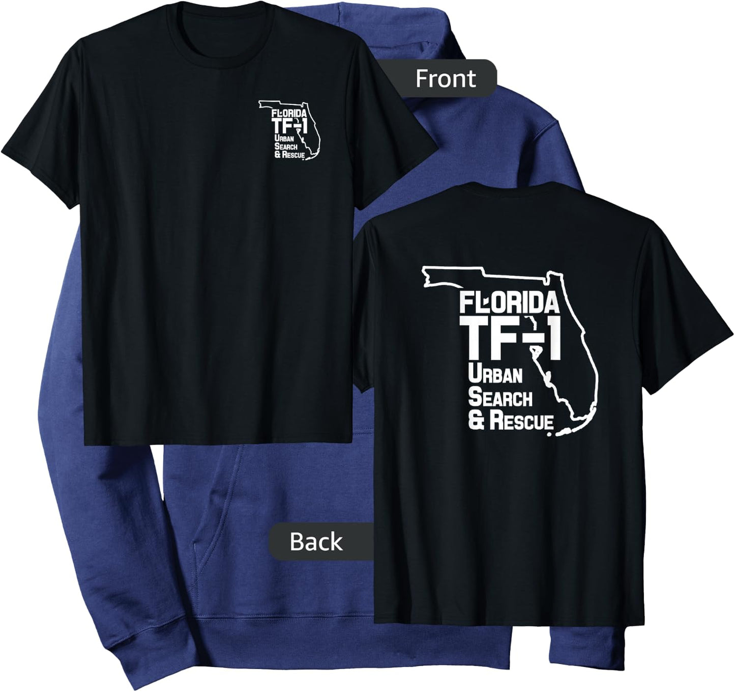 Urban Search & Rescue Florida Task Force 1 FL-TF1 Duty Hoodie - Hoodie | Navy
