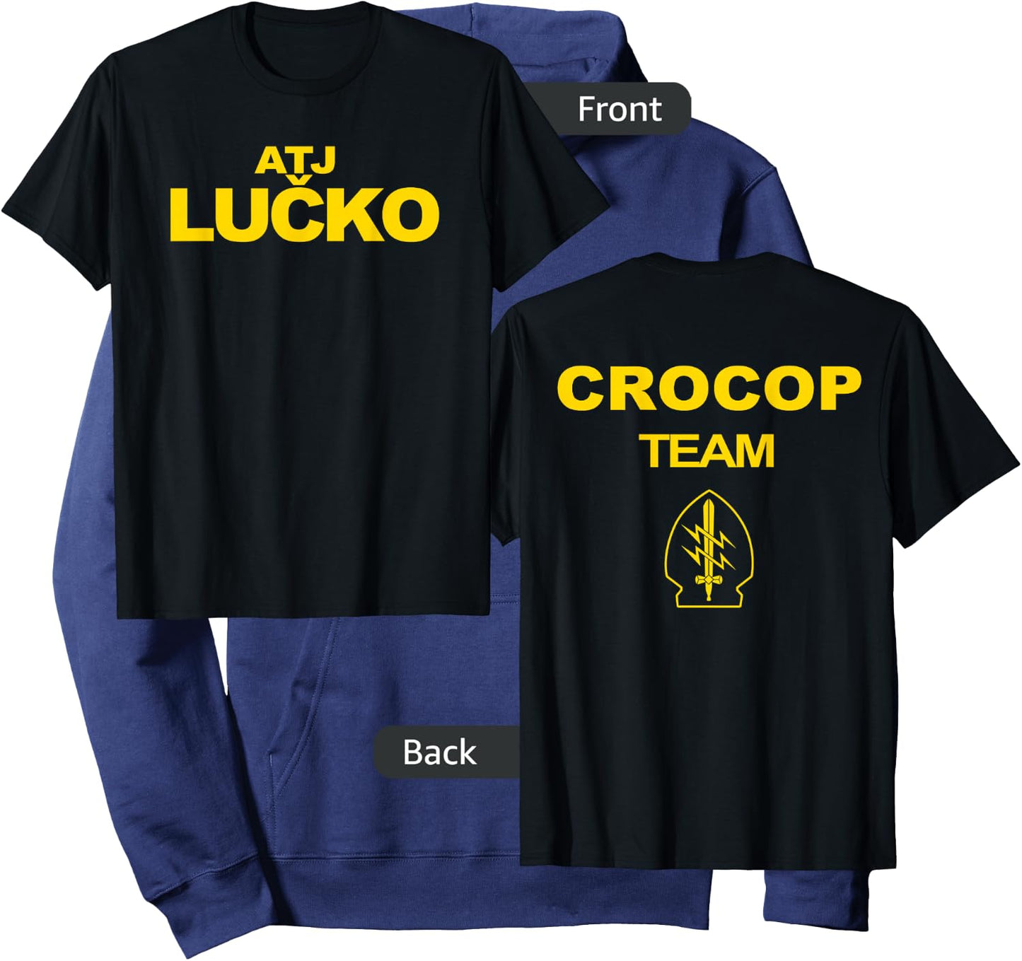 Croatian Police Anti-terrorist Unit ATJ LUCKO Crocop Team Hoodie - Hoodie | Navy