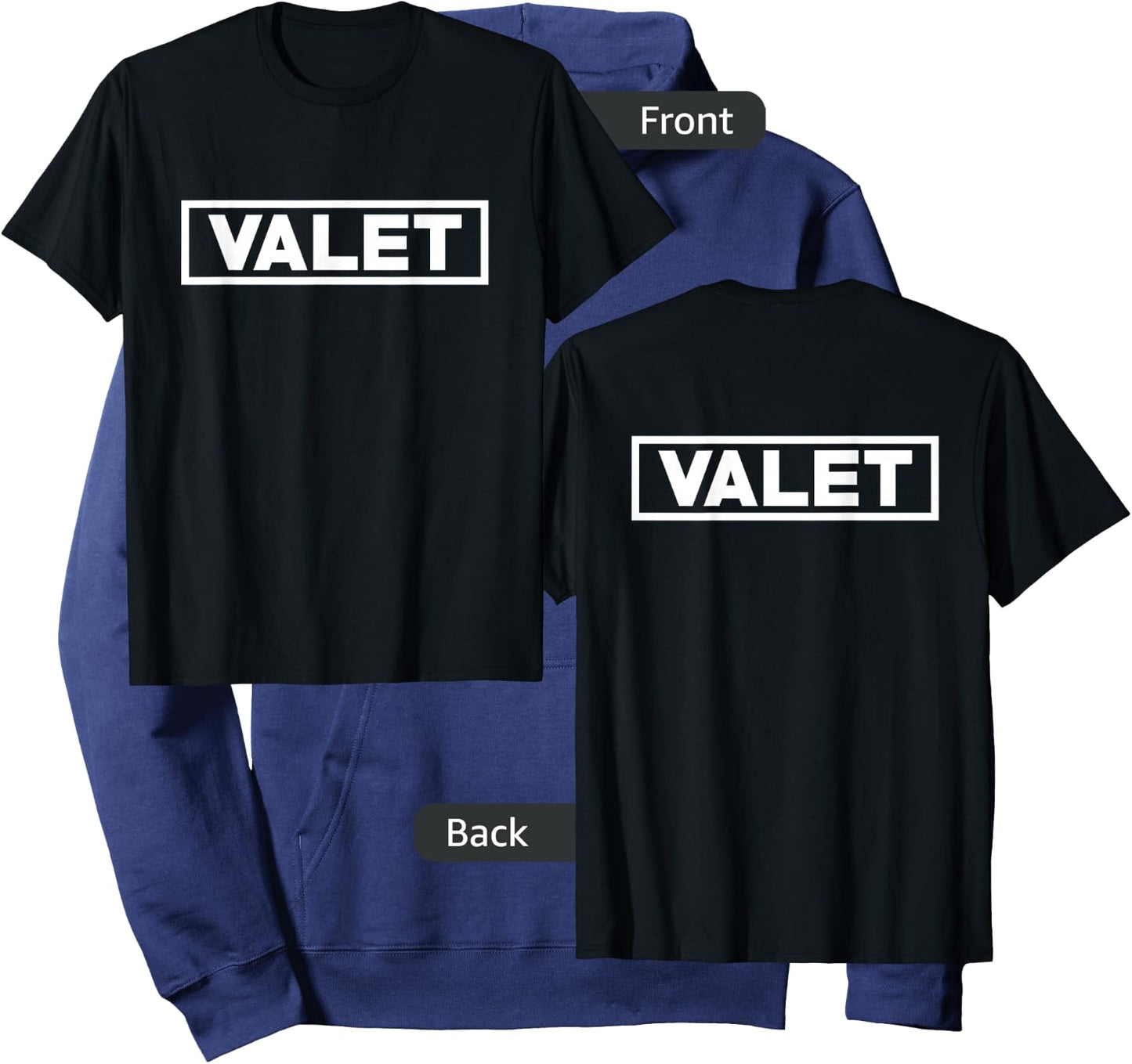 Valet Car Parking Lot Attendant Hotel & Restaurant Employee Hoodie - Hoodie | Navy