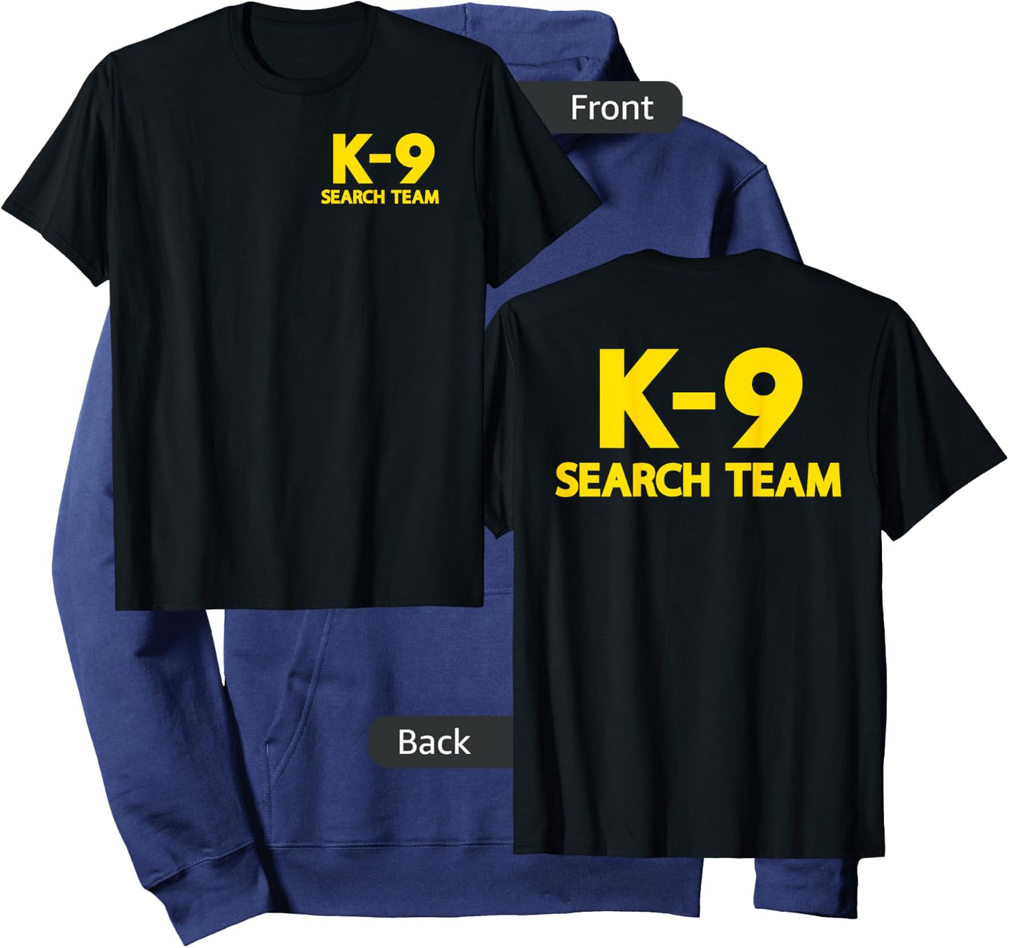K9 Search Team Search and Rescue SAR Official Uniform Hoodie - Hoodie | Navy