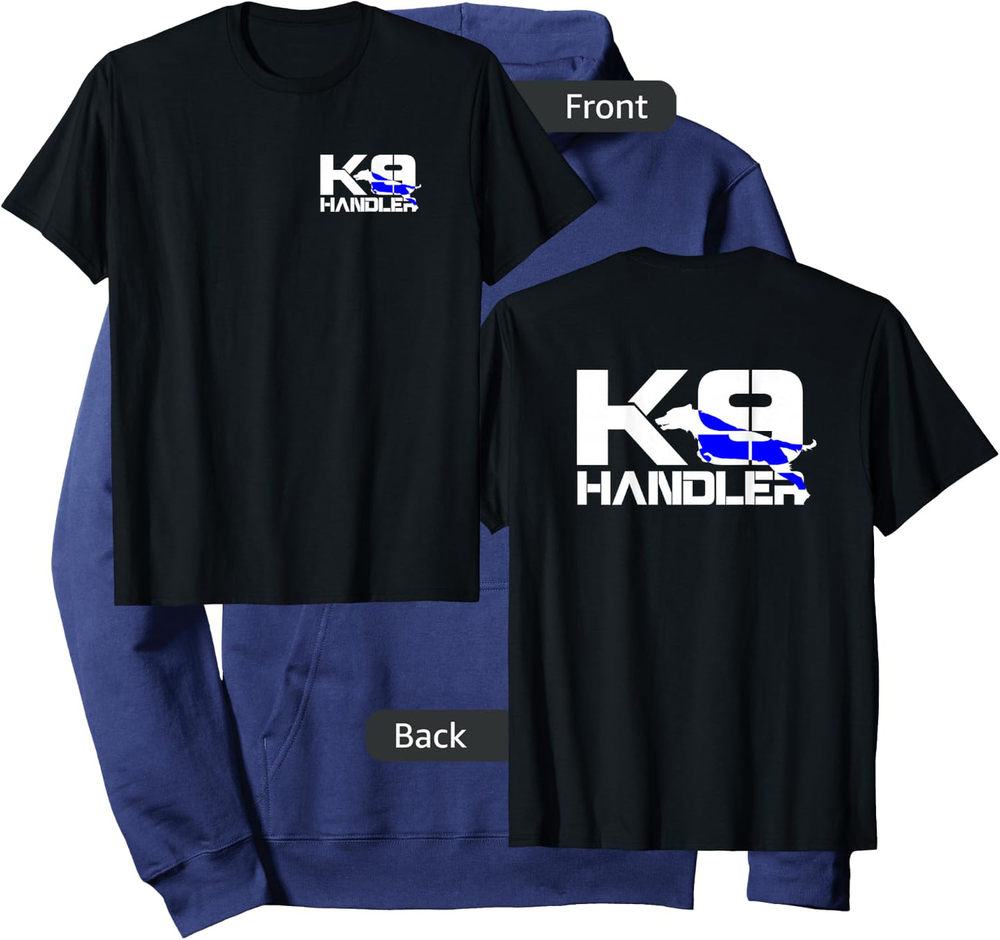 K-9 Handler Police LEO Off Duty Cops Law Enforcement Hoodie - Hoodie | Navy