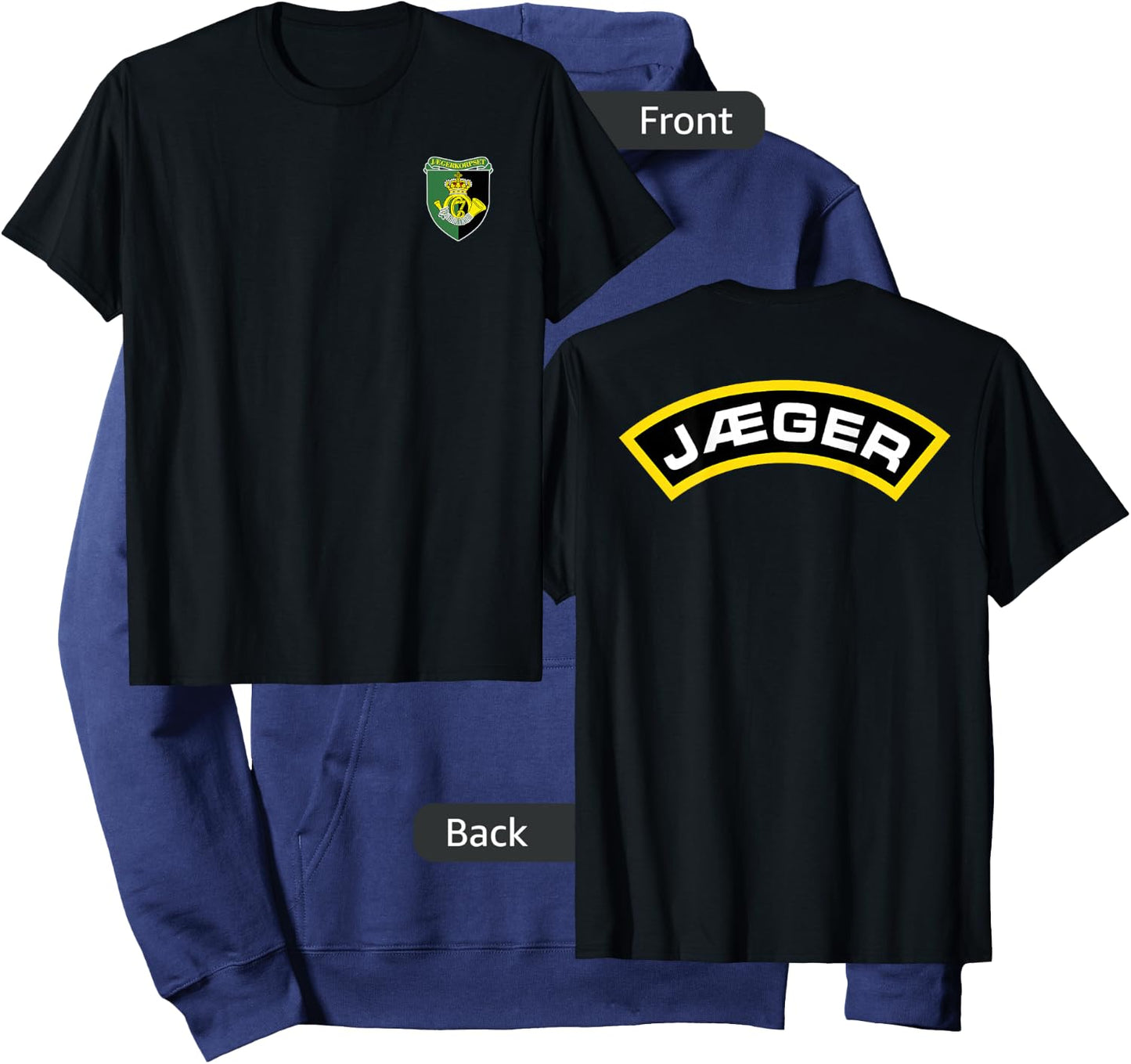 Hunter Jaeger Corps Danish Special Forces Army Hoodie - Hoodie | Navy