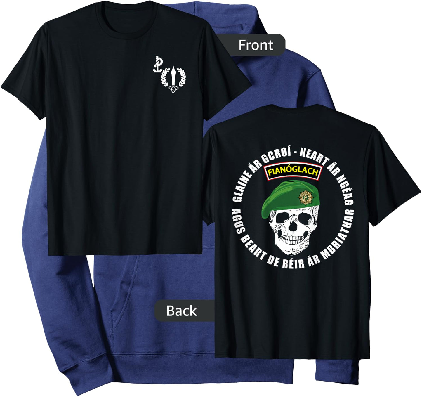 Ireland ARW Army Ranger Wing Irish Special Forces Hoodie - Hoodie | Navy