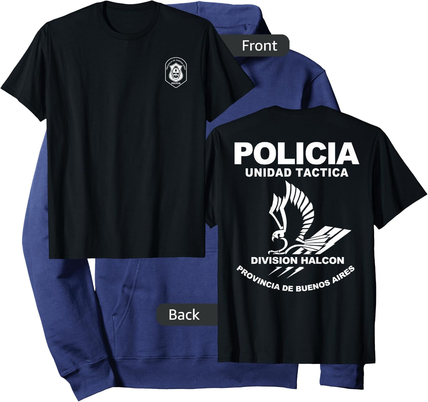Argentina Buenos Aires Special Police Forces Halcon Hoodie - Hoodie | Navy