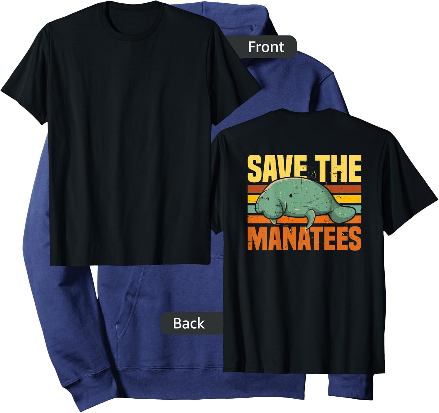 Save the manatees shirt, Manatee t shirt gifts, Sea Cow Gift Hoodie - Hoodie | Navy