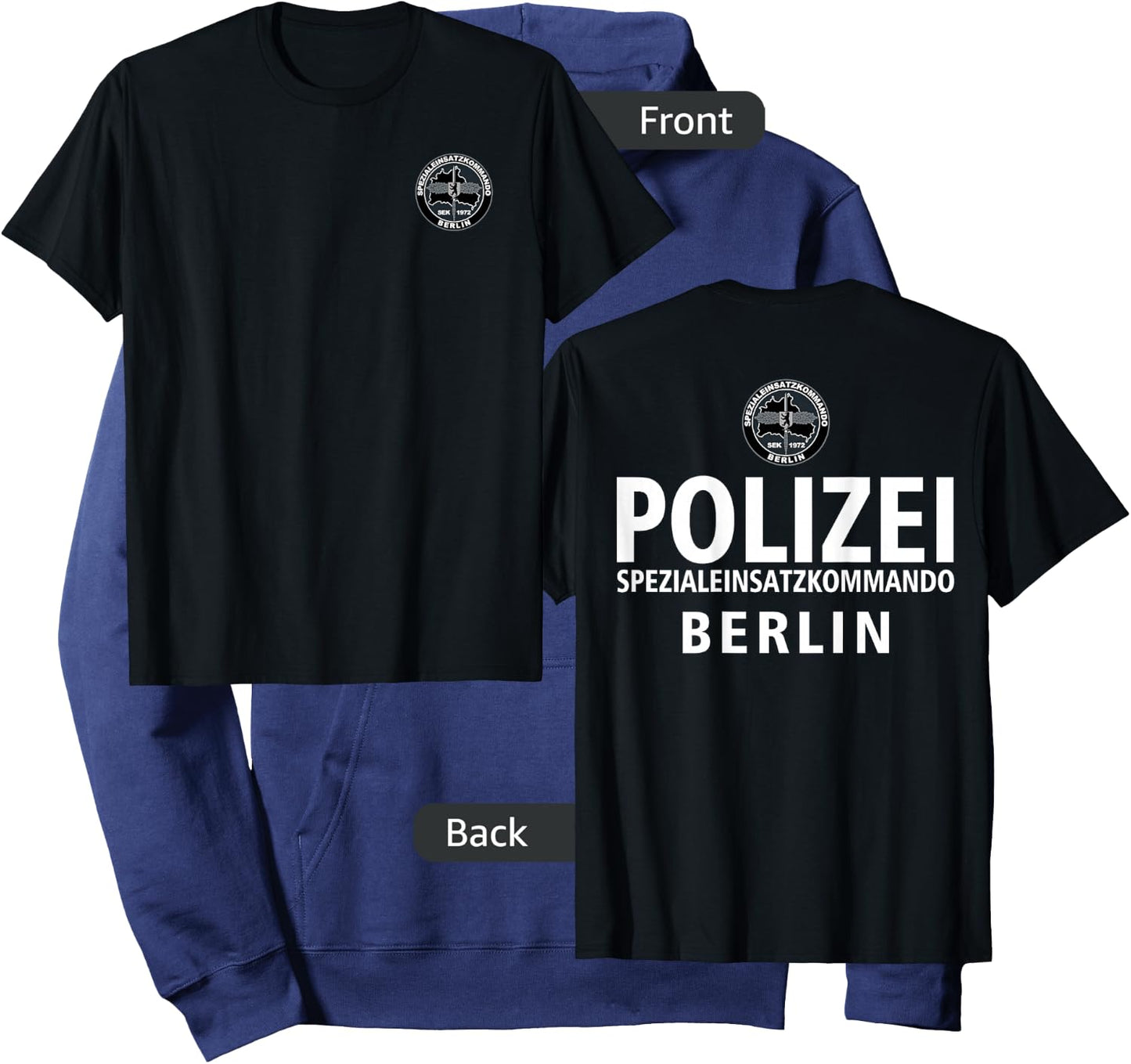Germany Berlin SWAT Police SEK Spezialeinsatzkommando Hoodie - Hoodie | Navy