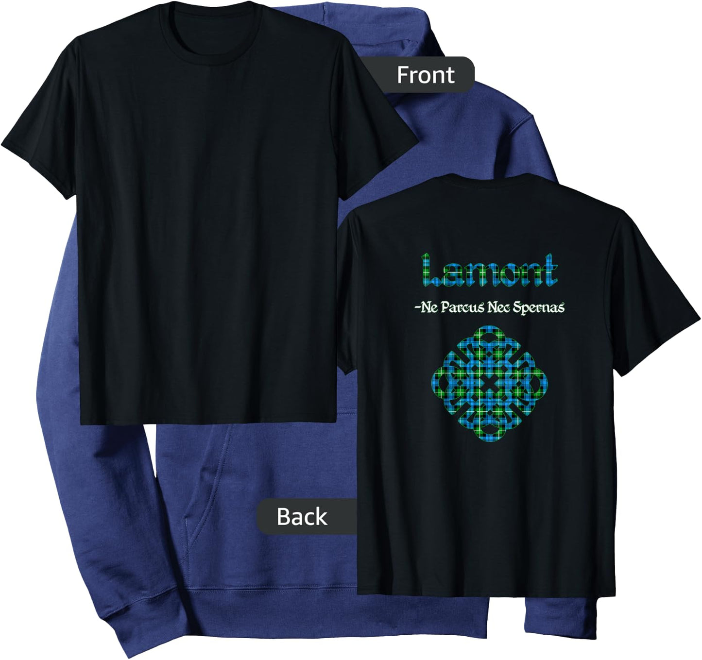Clan Lamont Scottish Pride Hoodie - Hoodie | Navy
