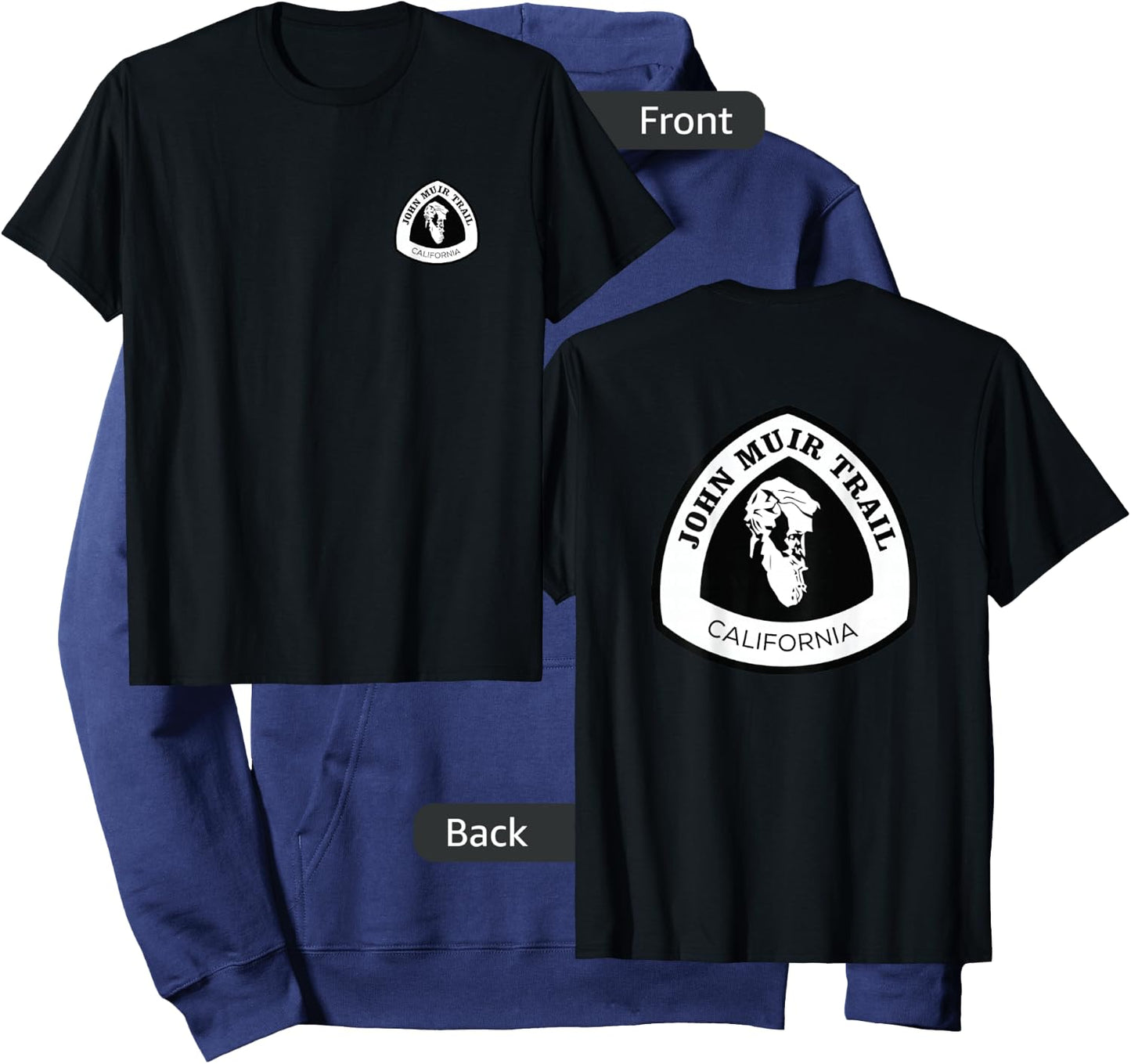 DOUBLE SIDED SHIRT John Muir Trail Hoodie - Hoodie | Navy