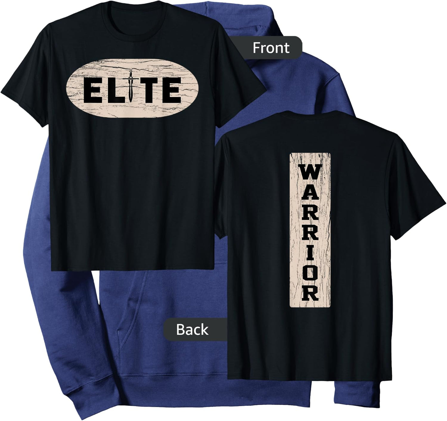 Gym T Shirt, Workout T Shirt, Grind T Shirt Hoodie - Hoodie | Navy
