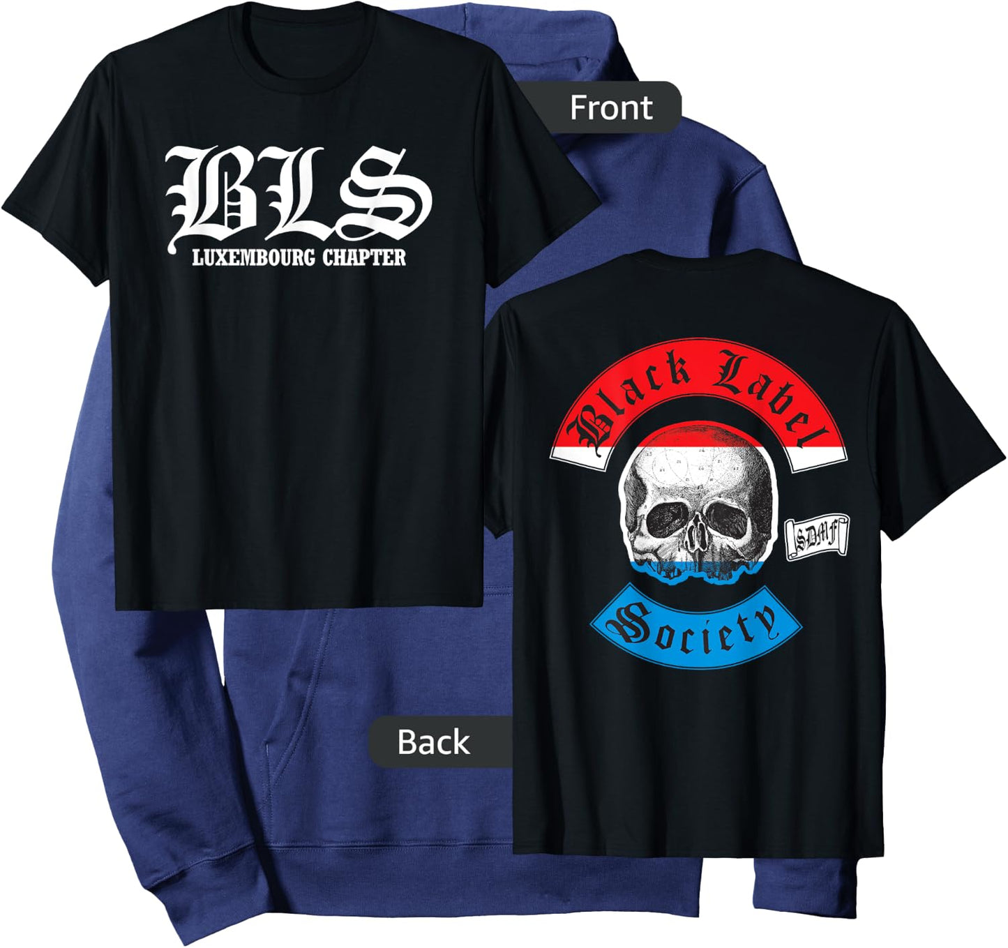 Black Label Society Luxembourg Chapter Hoodie - Hoodie | Navy