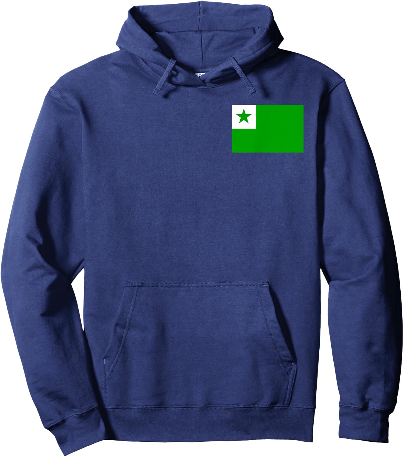 Esperanto language flag Hoodie - Hoodie | Navy