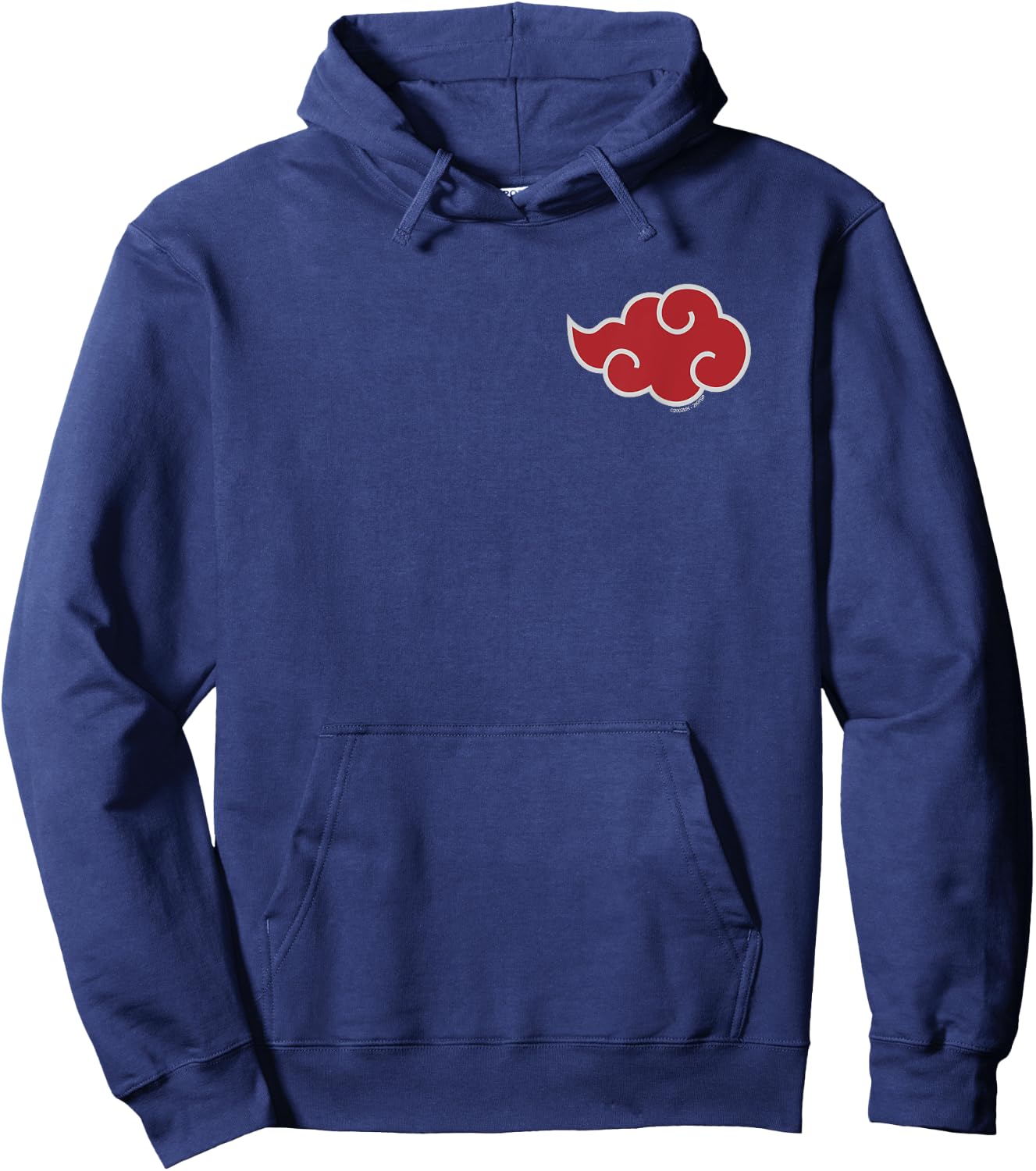 Naruto Shippuden Akatsuki Cloud Short Sleeve Hoodie - Hoodie | Navy