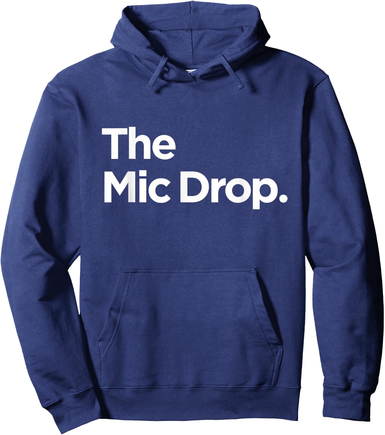 The Mic Drop T Shirt Family Matching Funny Hoodie - Hoodie | Navy