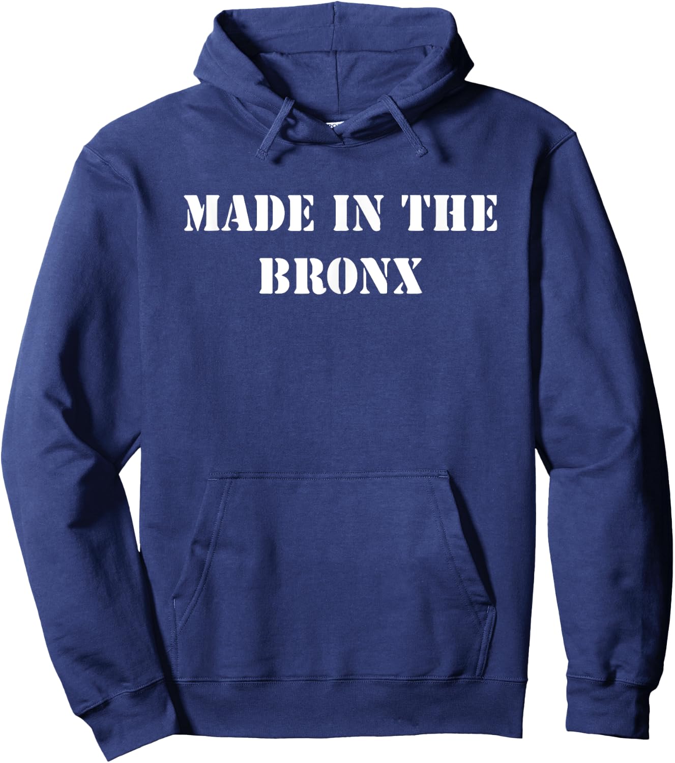 Made in the Bronx Shirt Hoodie - Hoodie | Navy