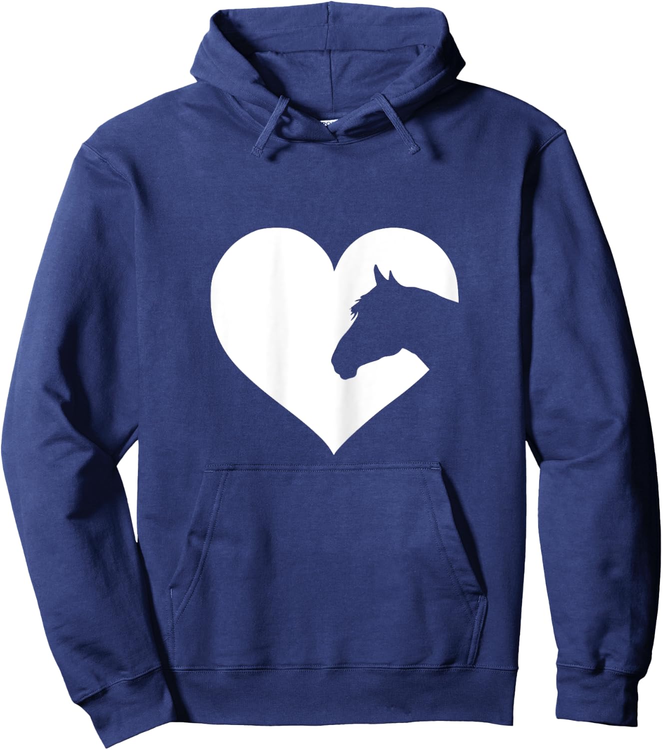 Horse lover for girls & women who love horses Hoodie - Hoodie | Navy