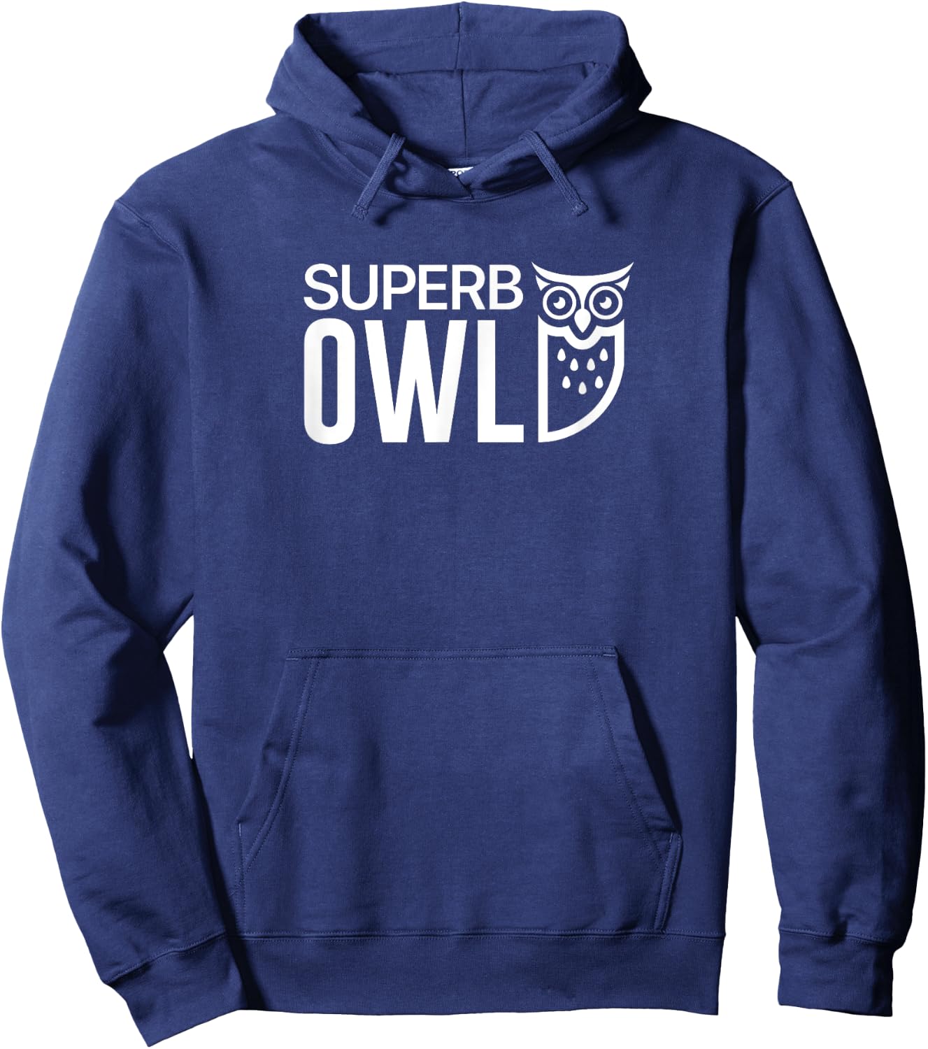 The Superb Owl Logotype Shirt - Owl Bird Shirt Hoodie - Hoodie | Navy