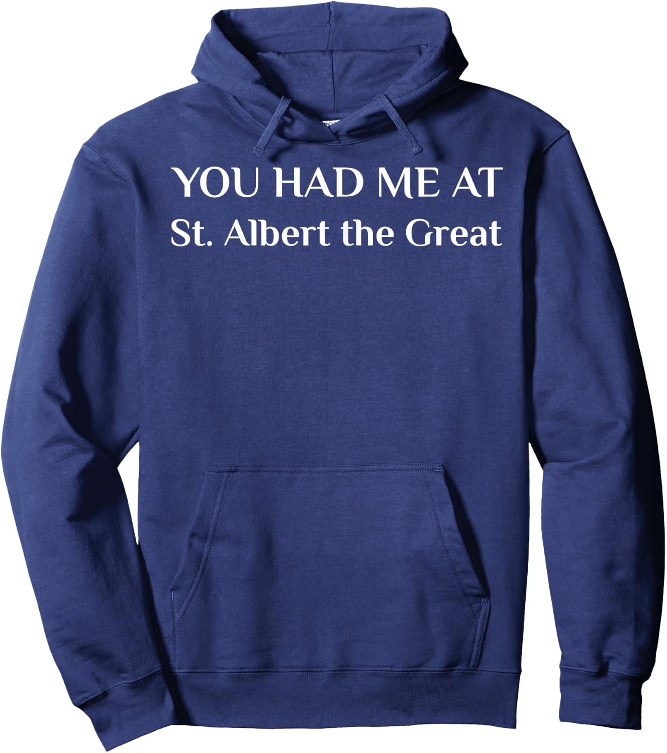 St. Albert The Great Christian Confirmation Saint Albertus Hoodie - Hoodie | Navy