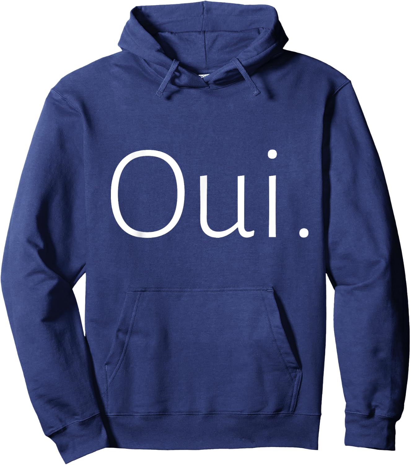 Oui , Cute French , Minimalist , French Teacher , Paris Hoodie - Hoodie | Navy