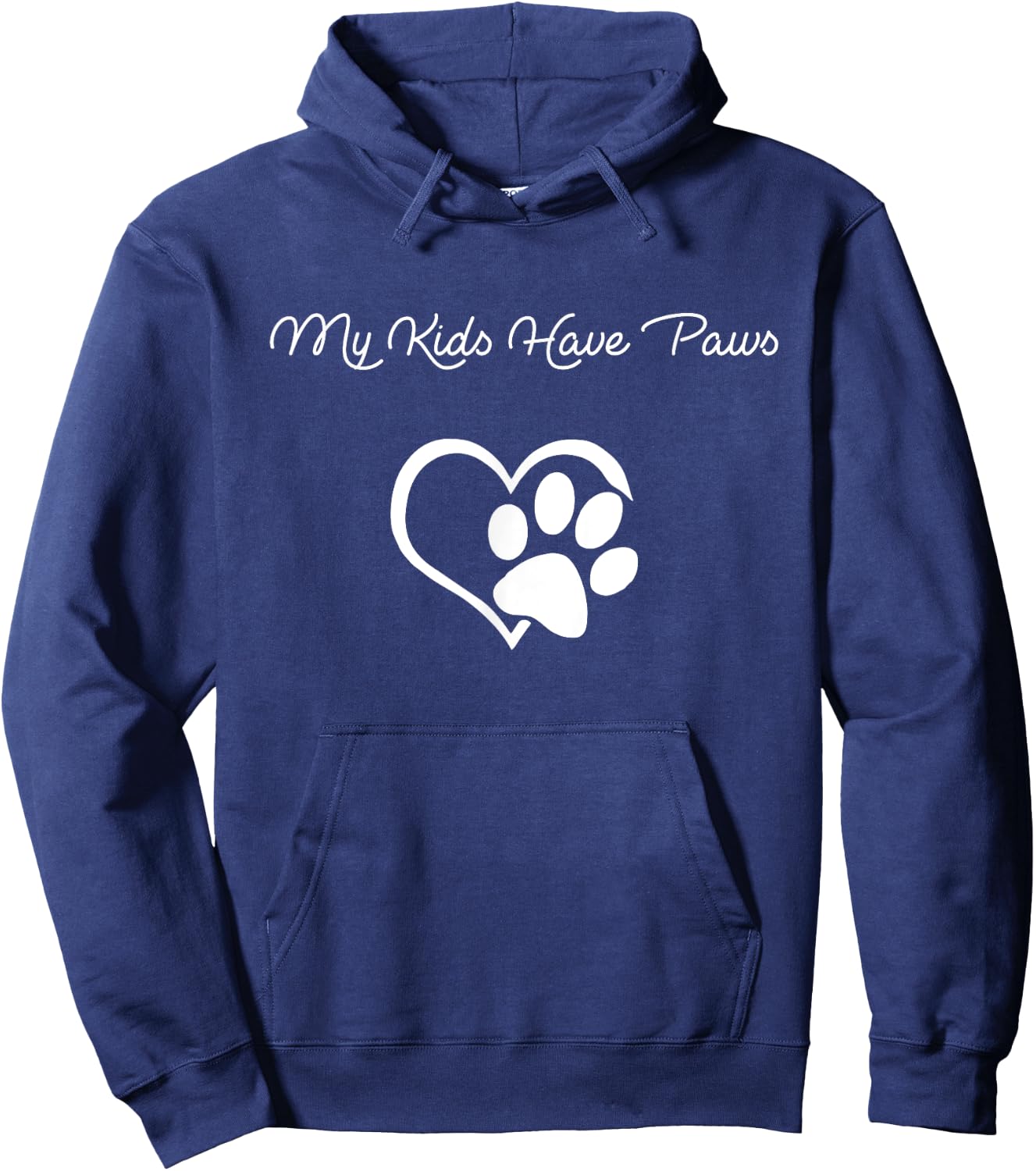 My Kids Have Paws Funny Gift Dog Cat Lovers! Hoodie - Hoodie | Navy