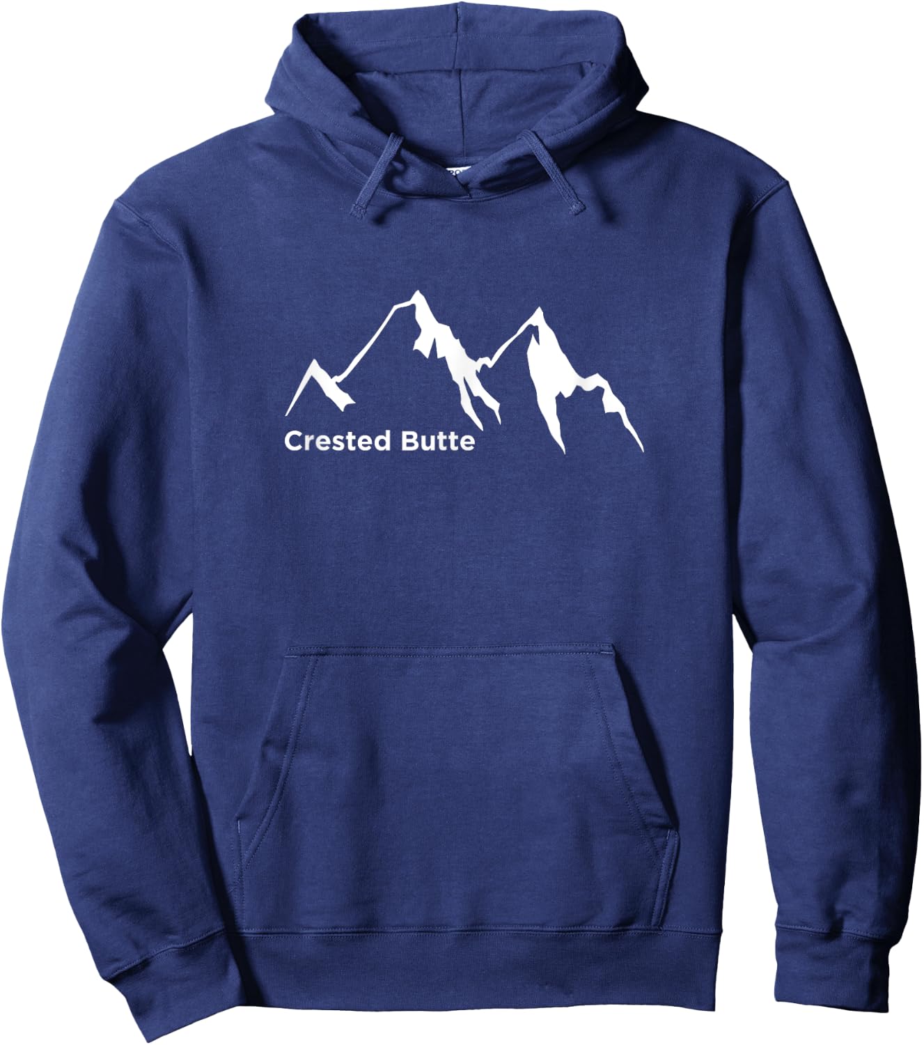 Mountain Range - Crested Butte Colorado Hoodie - Hoodie | Navy