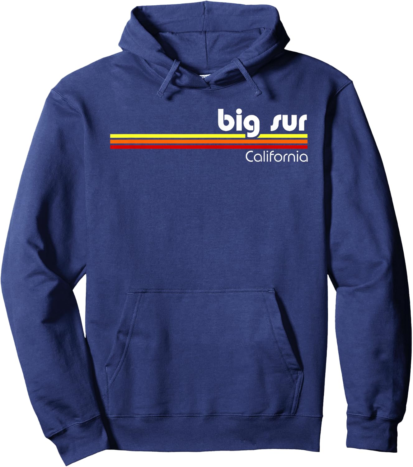Big Sur California Retro Hoodie - Hoodie | Navy