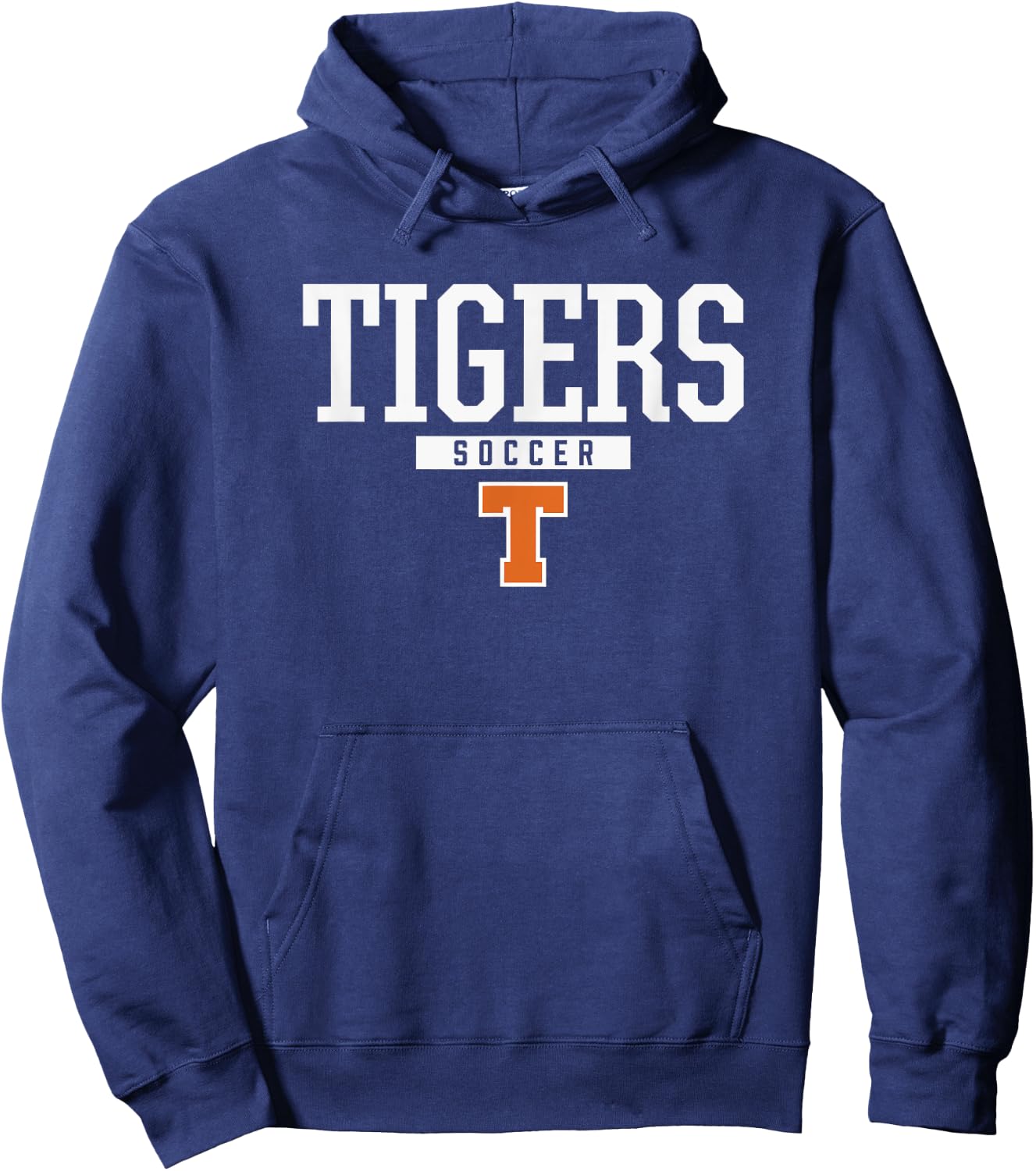 Tabb Tigers Logo Soccer HS Hoodie - Hoodie | Navy