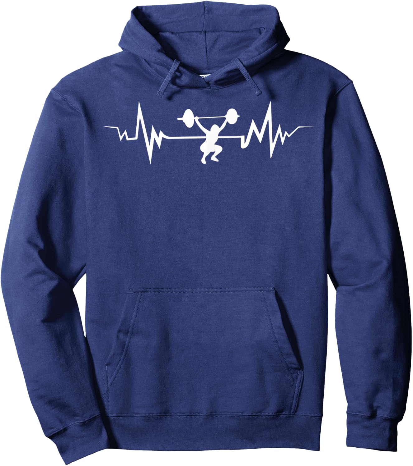 My Weight Lifting Heart Beat T Shirt Heartbeat Hoodie - Hoodie | Navy