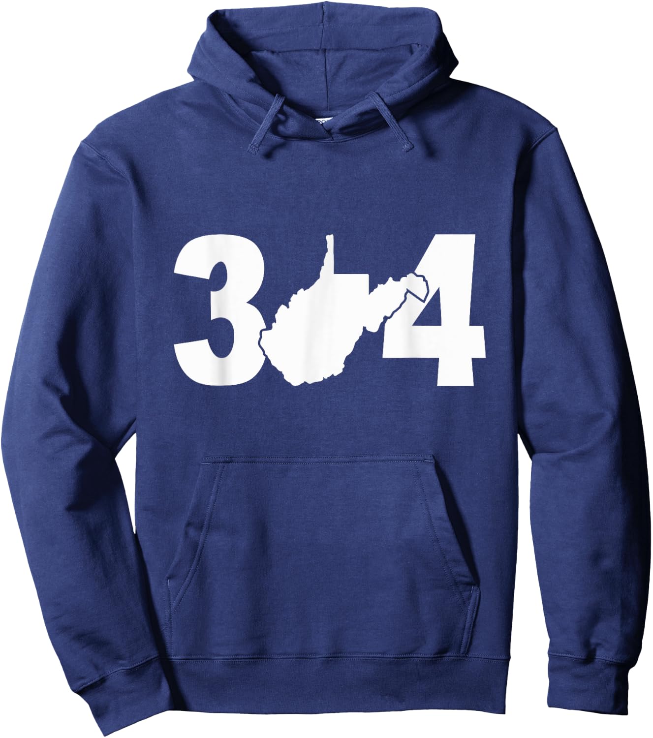 WV 304 West Virginia Hoodie - Hoodie | Navy