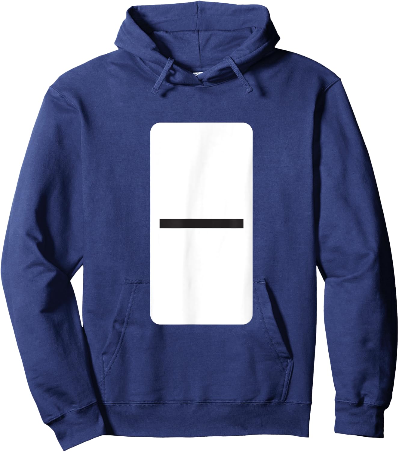 Double Blank Dominoes Halloween Costume Domino Game Hoodie - Hoodie | Navy