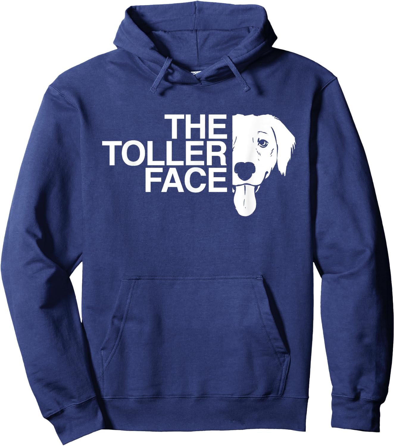 Duck Toller Shirt The Toller Face Hoodie - Hoodie | Navy